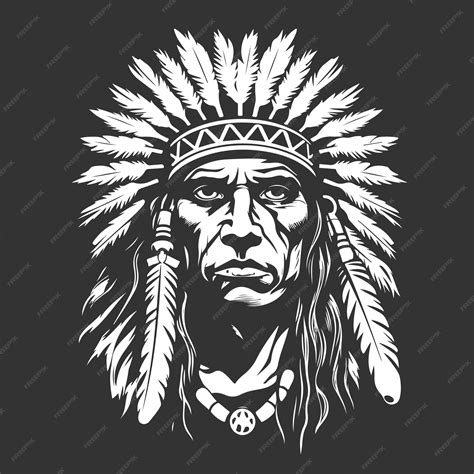 black and white apache